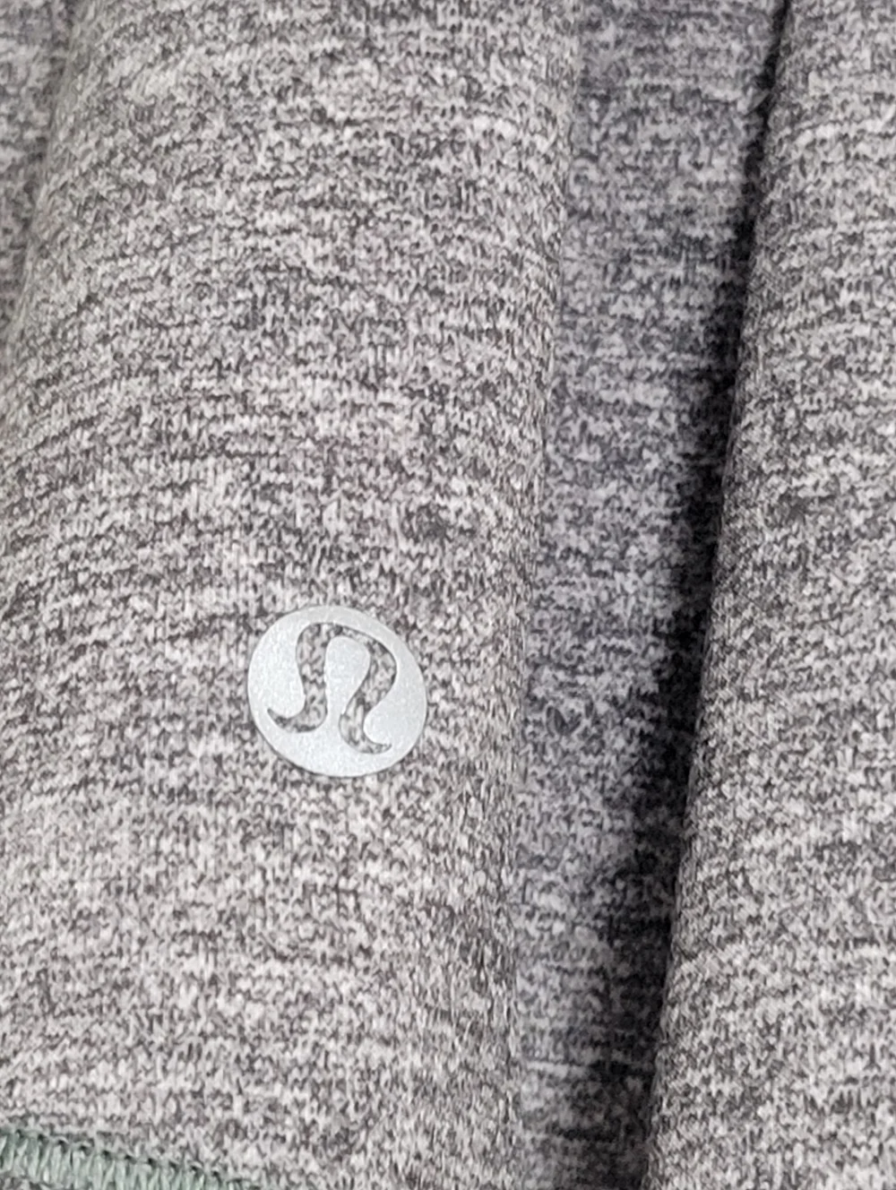 lululemon Pace Rival Skirt With Shorts Heather Gray Black Size 10 Tall.